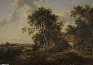 A Cottage Among Tree — Patrick Nasmyth