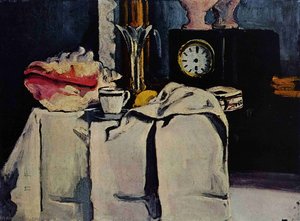 The Black Marble Clock — Paul Cézanne, Post-impressionism