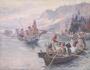 Lewis And Clark On The Lower Columbia — Charles Marion Russell