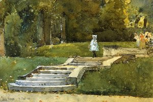 In The Park At St. Cloud — Frederick Childe Hassam