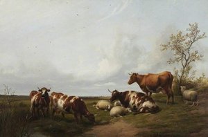 Fordwich Meadows, Canterbury, Kent — Thomas Sidney Cooper