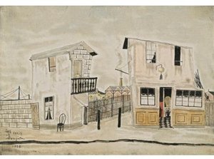 Scene De Rue, Paris — Léonard Tsuguharu Foujita