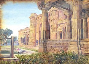 Mosques Of The Queen, Ahmedebad — Marianne North