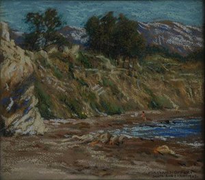 Sketch at Beach, (painting)