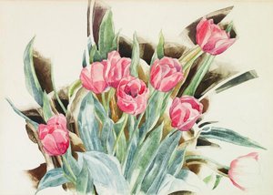 Pink Tulips — Charles Demuth