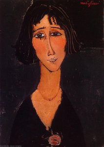 Joven Con Rosa (margherita, La Hermana Del Artista) — Amedeo Modigliani