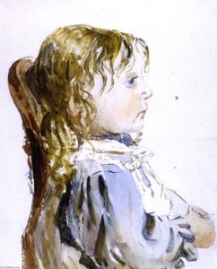 Girl In A Pinafore — David Cox