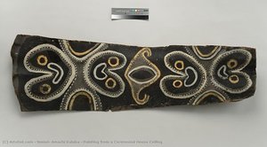 Painting From A Ceremonial House Ceiling — Numei, Amachi Kalaba
