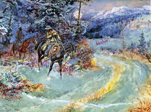 An Unscheduled Stop — Charles Marion Russell