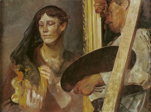 In Front Of The Model — Jacek Malczewski