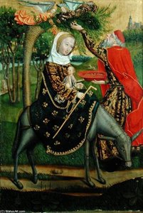 The Flight Into Egypt, From The Dome Altar — Absolon Stumme