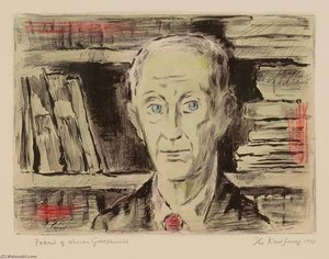 Portrait Of Lucien Goldschmidt — Karl Schrag