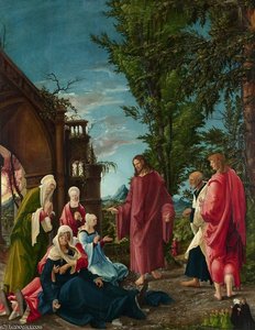 Christ Taking Leave Of His Mother — Albrecht Altdorfer