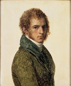 Portrait Du Peintre Benjamin Rolland Portrait De Benjamin Rolland — Anne-louis Girodet