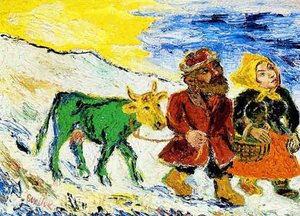 The Green Cow — David Davidovich Burliuk