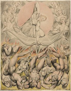 Die Vertreibung Der Rebellischen Engel In Die Hölle — William Blake