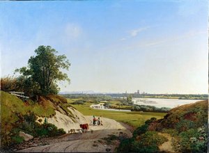 View Of Munich From Oberföhring — Ernst David Kaiser, Romanticism