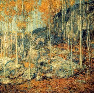 The Ledges — Frederick Childe Hassam, Impressionist Landscape