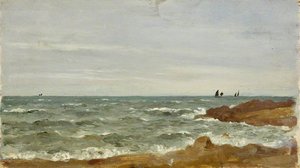 Seascape, Grey Weather — William Matthew Hale