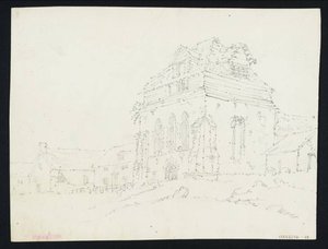 Romborough Priory, Suffolk — Thomas Girtin