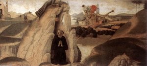 Three Episodes From The Life Of St Benedict — Neroccio De Landi