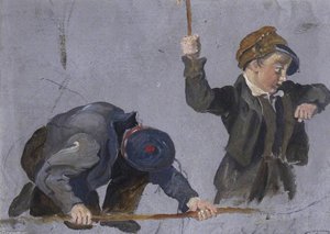 Boys And Byke - — George Harvey