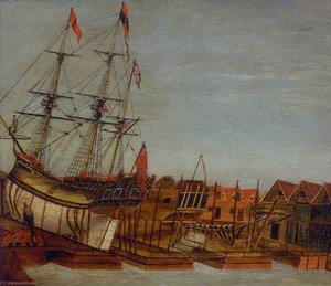 Launch Of Hmy 'augusta', Deptford 1771 — Anthony Frederick Augustus Sandys