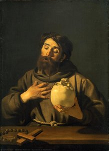 St. Francis In Meditation — Dirck Van Baburen, Baroque