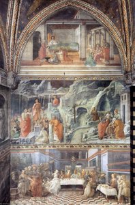 View Of The Right (south) Wall Of The Main Chapel — Filippo Di Tommaso Lippi