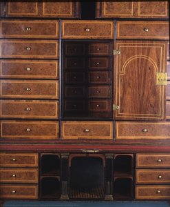 English Commode, Writing Desk — John Gumley