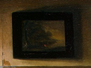 The Bedroom, Detalj 5, Ngw — Pieter De Hooch