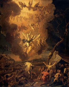 The Annunciation to the Shepherds, Abraham Daniëlsz. Hondius, 1663
