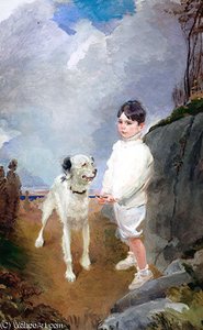 Lane Lovell And His Dog Htg — Cecilia Beaux