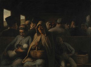 The Third-class Carriage — Honoré Daumier, Realism
