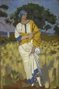 The Woman Of Ower — Augustus Edwin John, Post-impressionism
