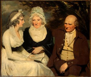 John Johnstone Betty Johnstone And Miss Wedderburn — Henry Raeburn