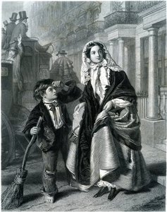 The Crossing Sweeper — William Powell Frith