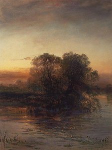 Pond At Dusk — Aleksey Savrasov