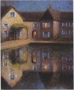 House By The Eau — Henri Le Sidaner