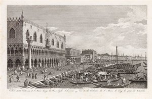 View from the Column of St. Mark along the Riva degli Schiavone