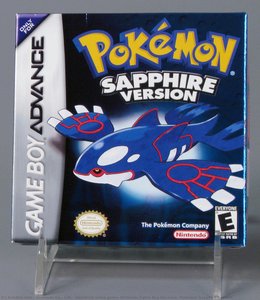 Handheld Video Game: Nintendo Game Boy Advance; Pokemon Sapphire Version — Nintendo Co., Ltd., Pop Art