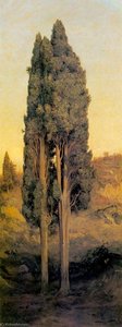 Italian Cypresses — Thomas Hiram Hotchkiss