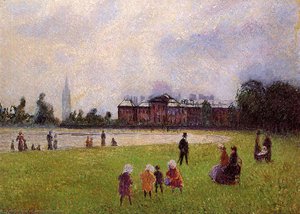 Kensington Gardens, London — Camille Pissarro, Impressionism
