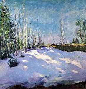 Last Snow — Igor Emmanuilovich Grabar, Socialist Realism