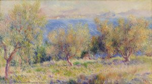 The Olive Groves Of L‘estaque — Pierre-auguste Renoir, Impressionist Landscape
