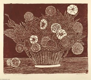 Flowers In A Basket — Frank Mcclure
