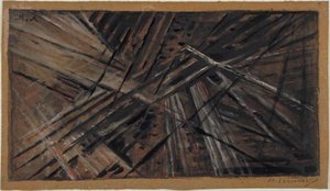 Rayonist Composition. Number 9 — Mikhail Fiodorovich Larionov