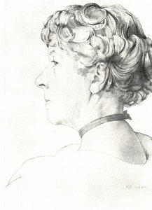Portrait A. Somova-mikhailova — Konstantin Andreevic Somov