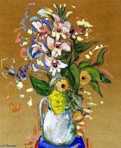 Flowers In A Vase — Alfred Henry Maurer