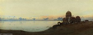 A Sheik's Tomb On The Nile — Augustus Osborne Lamplough